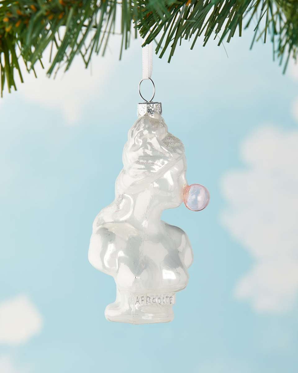 Classical Bust With Bubblegum Christmas Ornament